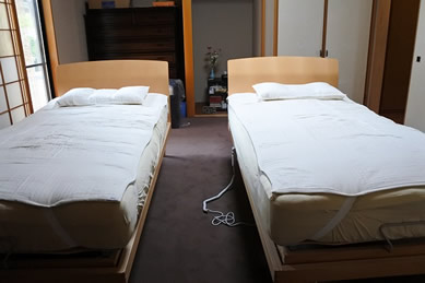 ご夫婦でご購入されたベッド