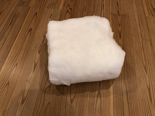 硬かった麻わたもふんわりしています。