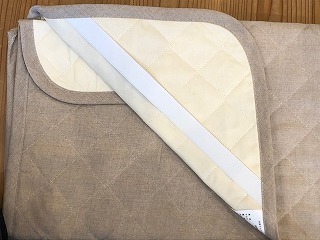 熱帯夜に涼しいリネン麻敷パット　COOL
