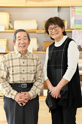 店長の両親　　山口金治　山口優子